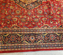 Load image into Gallery viewer, Persian Mashad Carpet, Semi Antique Rug Circa 1950s