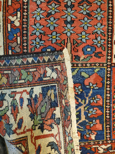 Persian Bahktiari Rug  Antique Rug Circa 1930s