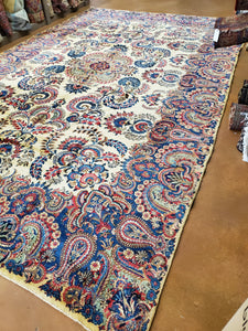 Kirman Rug, Kerman Rug, Antique Rug, XL Carpet