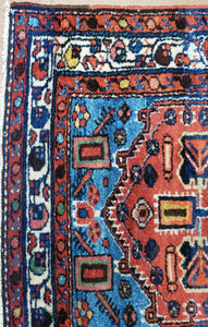 Kurdish Rug, Hamadan Rug, Area Carpet