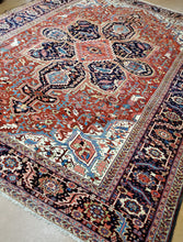 Load image into Gallery viewer, Best 1920s Antique Persian Heriz Rug Circa For Sale