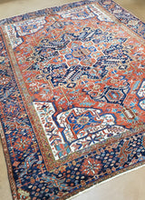 Load image into Gallery viewer, Persian Heriz Carpet, Antique Rugs and Carpets Circa 1930s