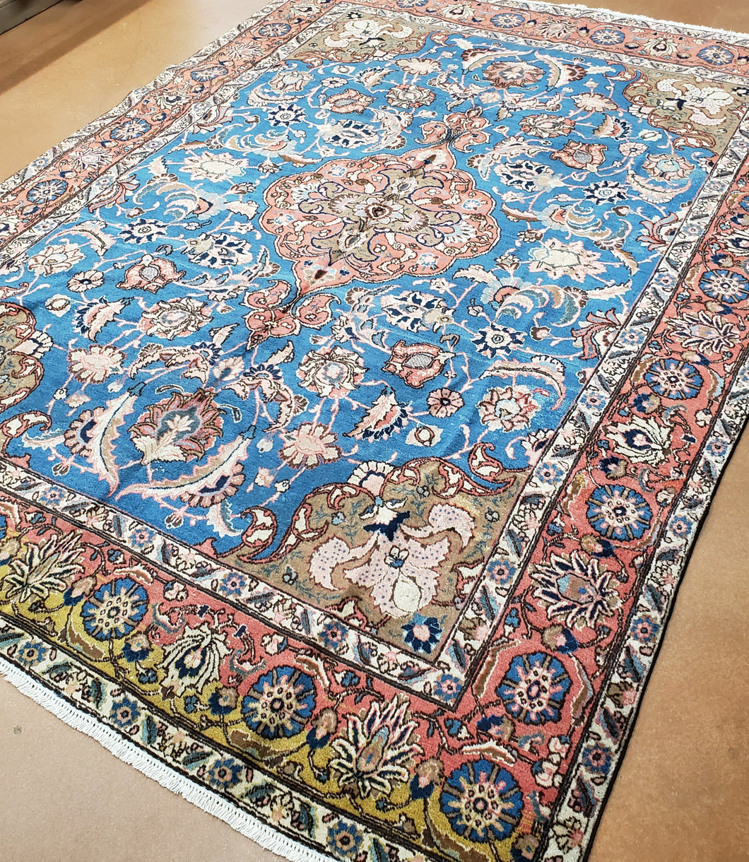 Tabriz Rug, Persian Rug, Circa 1930s Carpet
