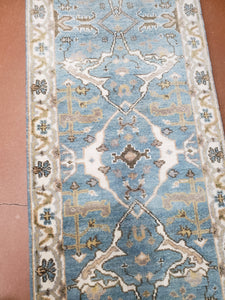 Indian Rug, Oushak Rug, Handknotted Runner Carpet